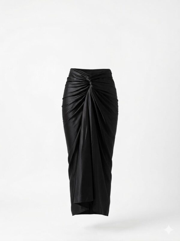 Black Wrap Around Skirt