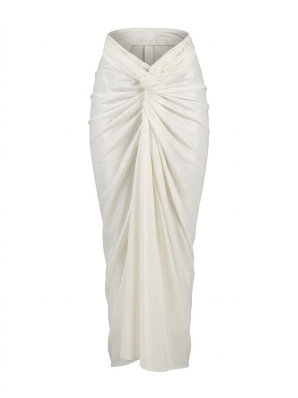 Ivory Wrap Around Skirt