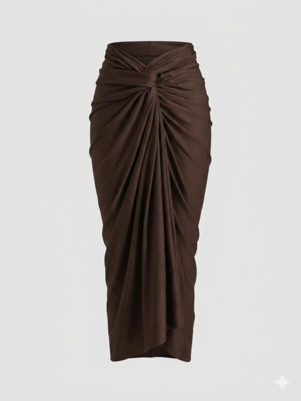 Mocha Wrap Around Skirt
